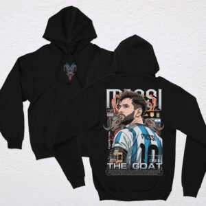 LEO MESSI POLERA NEGRA
