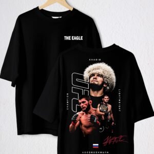 THE EAGLE KHABIB NURMAGOMEDOV POLO NEGRO